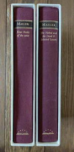 Library of America Lot 2 Norman Mailer Four bks of 1960s Naked & Dead & Letters - Foto 1 di 15