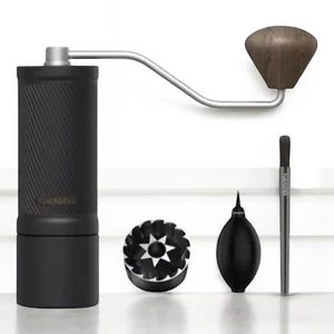 Macinacaffè Manuale in Grani-U Pro S Capacità 40g, YUKAOFES Frulla a 7 Core. Nero - Foto 1 di 8