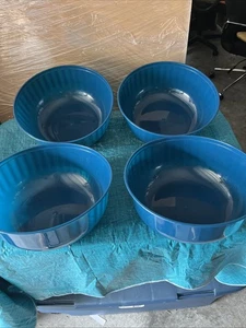 Greenbriar Int./ Large  plastic serving bowls/ 12”x6”/ set of 4/ new - Picture 1 of 5