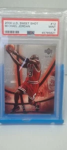 PSA 9 2006 Upper Deck Sweet Shot Michael Jordan Card #12 MJ Mint NBA Basketball  - Picture 1 of 6