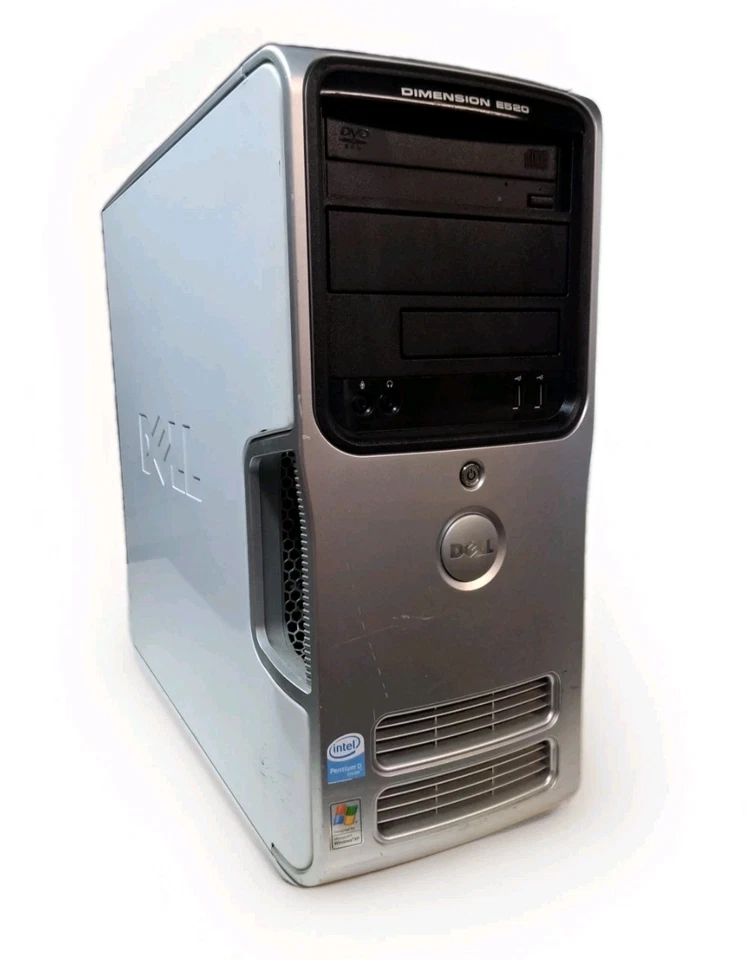 DELL DIMENSION E5520-PENTIUM D 3GHZ-1GB DDR2-250GB HDD-WINDOWS XP PRO - Imagen 1 de 4