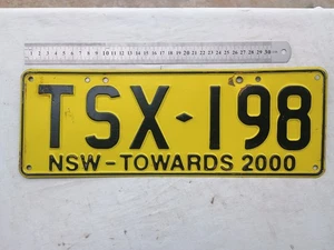 New South Wales Alpha Numeric Number Plate  NSW TSX 198 - Foto 1 di 2