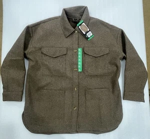 Banana Republic Oversized Shirt Jacket Brown Button Down Pockets NWT Women’s XL - Picture 1 of 8