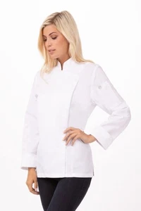 Chef Works Womens Lansing Chef Coat (BCWMC007) - Picture 1 of 4