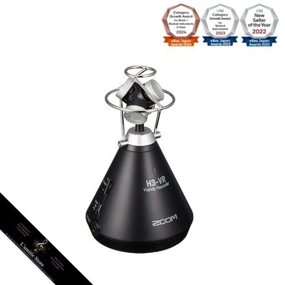 ZOOM H3-VR Handheld Recorder Black Binaural Ambisonic VR Spatial Audio 360° - Image 1 of 4