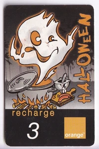 DOM-TOM TELECARTE / PHONECARD .. ILE LA REUNION 3€ ORANGE ART HALLOWE 12/05 +N° - Picture 1 of 2