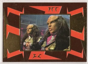 Star Trek TNG Next Generation Season 5 Embossed Chase Card S26 Lursa und B'Etor - Bild 1 von 1