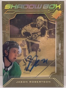 2020-21 Upper Deck SPX JASON ROBERTSON Rookie Auto Shadowbox /175 #SBA-JR RC