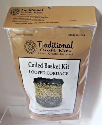 Coiled Basket Kit Looped Cordage by Traditional Craft Kits 2" Age 10+ - Image 1 of 4