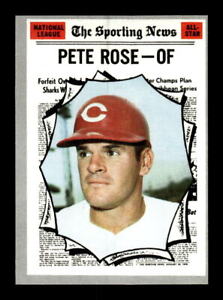 1970 Topps Baseball #458 Pete Rose Near Mint or Better Cincinnati Reds