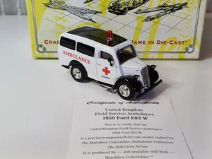 MATCHBOX COLLECTIBLES 1950 FORD E83W UNITED KINGDOM FIELD AMBULANCE YYM38060 - Picture 1 of 2