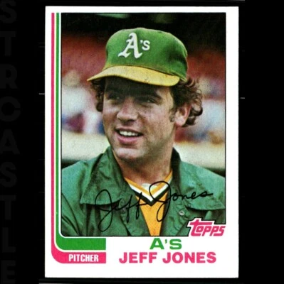 1982 Topps - Jeff Jones #139 Oakland Athletics ⚾ Baseball Card - Image 1 of 3