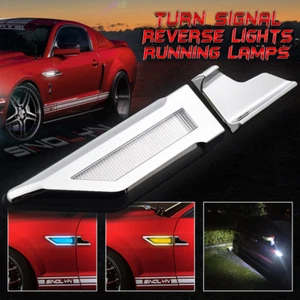 Switchback LED Light Side Marker Lamps Turn Signal+DRL+ Reverse Parking Lights - Picture 1 of 10