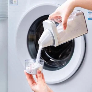 Laundry Detergent Dispenser | Powder Storage Container with Measuring Cup - Picture 1 of 27