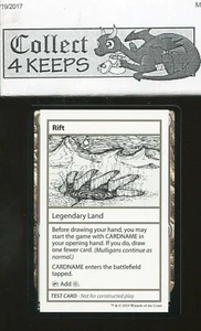 MTG Rift Mystery Booster 2021 Playtest Card No PW Symbol Nrmt - Picture 1 of 2