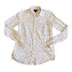 J. Crew Womens Patterned 'Perfect' Button Front Bloue-White/Blue-Size 6-Guc