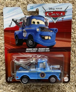 Disney Pixar Cars President Mater 2025 Clear Red Card Diecast NEW No Snipe SAVE1 - Picture 1 of 2