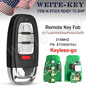 Keyless Go 2013-2019 for Audi A6L A7 Q5 A4L A8L Remote Key Fob 315MHz 754J - Picture 1 of 8