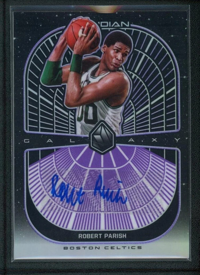 2019-20 ROBERT PARISH 25/49 AUTO PANINI OBSIDIAN GALAXY AUTOGRAPHS - Image 1 of 2