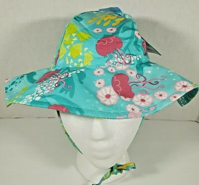 全新 可爱 i play 9-18 个月 太阳帽 spf 50 宽边游泳 选择:蓝色或粉红色 — 第 1/4 张图片