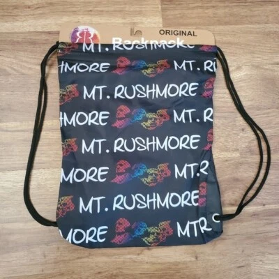 НОВЫЙ Mt. Рюкзак на шнурке Rushmore черный 16 дюймов x 12 дюймов - Изображение 1 из 4