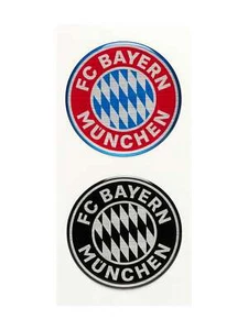 FC Bayern Múnich 3D pegatinas logotipo juego de 2 - Imagen 1 de 3
