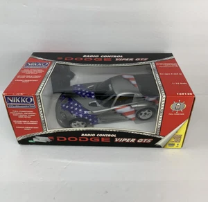 Vintage Nikko RC Dodge Viper GTS Nikko 1/16 Scale Remote Control Car 160120 NEW - Picture 1 of 6