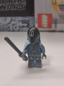 NEW Star Wars Pre Vizsla Custom Lego Minifigure with Darksaber and Jetpack - Picture 1 of 4