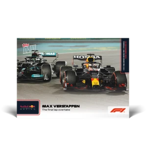Topps Now F1 #81 Max Verstappen 2021 - The Final Lap Overtake - Imagen 1 de 2