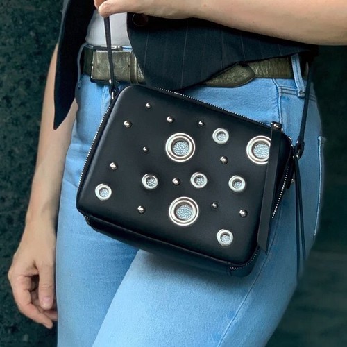 COACH Borsa a tracolla donna VERA pelle nera borsa a tracolla Laidies