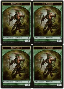 MTG Elf Warrior Token x4 Commander Anthology NM Playset - Bild 1 von 1