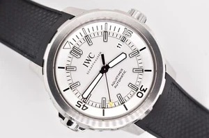 2015 IWC Aquatimer 42mm Automatic Silver Dial Stainless IW329004 Full Set Watch - Picture 1 of 19