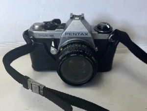 VINTAGE CAMERA - PENTAX ME SUPER -  SMC Pentax-A 50mm F LENS - CASE - UNTESTED - Picture 1 of 8