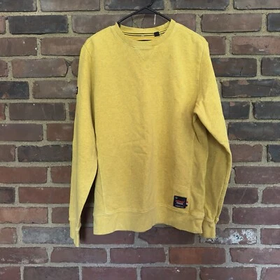 Superdry 徽标 卫衣 芥末 黄色 中号 - 修身版型 - 42 胸围 - Cheapchicplus — 第 1/4 张图片