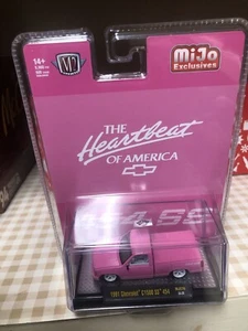 M2 MACHINES 2024 CHASE L.E. 900 MIJO EXCL. PINK 1991 CHEVY C1500 SS 454 MJS76!B - Picture 1 of 2