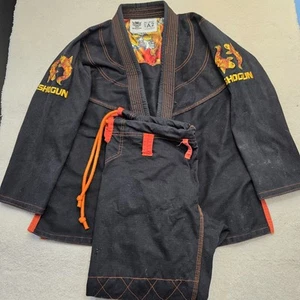 Set completo SHOGUN Fight Brazilian Jiu Jitsu Gi Samurai tessuto perlato cotone A2 - Foto 1 di 16