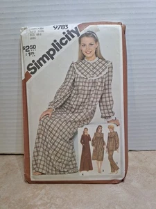 Simplicity Schnittmuster 9783 Misses' Pullover Nachthemd Pyjama Morgenmantel - ungeschnitten - Bild 1 von 6