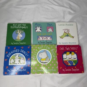 Sandra Boynton Board Book Lot Set 6 Kids Children Animal Barnyard Pookie Count - Imagen 1 de 8