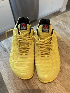 Zapatos de entrenamiento Reebok Crossfit CF74 Duracage amarillos para hombre talla 13 - Imagen 1 de 8