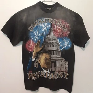 Barack Obama Presidential Inauguration T-Shirt Schwarz L Large 44TH PRESIDENT 2009 - Bild 1 von 10