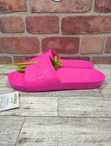 Sandalias Crocs Slide para hombre 4/mujer 6 rosa banda única 210088-6TW NUEVAS CON ETIQUETAS - Imagen 1 de 9