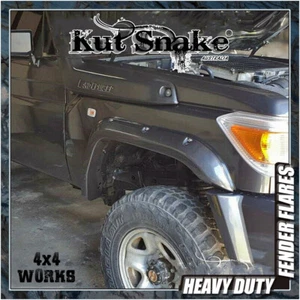 Arcos de rueda de serpiente Kut bengalas guardabarros para Toyota Land Cruiser 79 serie 07-on SC - Imagen 1 de 2