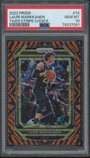 2022 Panini Prizm Choice Tiger #74 Lauri Markkanen SP Case Hit Gem Mint PSA 10