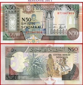 SOMALIA 50 CHELINES SHILIN 1991 Grande serie P R2 UNC envío gratuito desde 100 $ - Imagen 1 de 3