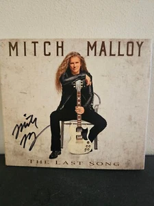 MITCH MALLOY The Last Song 2023 CD HARD ROCK EX-GREAT WHITE SINGER AUTOGRAPHED - Picture 1 of 4