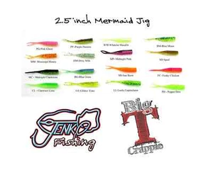 Lot of 2 Jenko Fishing Big T Mermaid Jigs, 2.5" Dirty Milk color - Picture 1 of 4