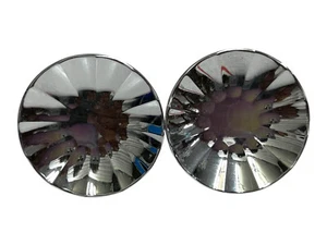 1 1/2”Dia. 1960’s mid century modern Flower Chrome Drawer Pull Cabinet Knob - Picture 1 of 2