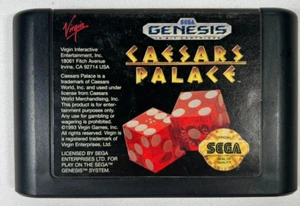 Caesar's Palace [Sega Genesis, 1993] Virgin - Game Cartrtidge Only ** TESTED ** - Picture 1 of 2