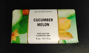 Bath & Body Works Cleansing Bar Soap CUCUMBER MELON SHEA BUTTER 5 oz. - Picture 1 of 6