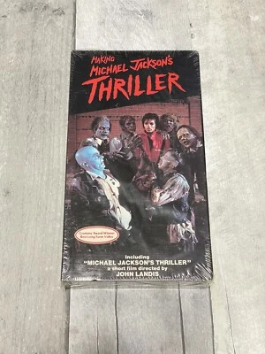 RARE Vintage Making Michael Jackson's THRILLER  VHS Video 1983 Sealed Read - Image 1 of 4